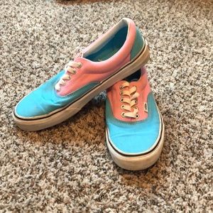 Bubble Gum pink and blue Vans